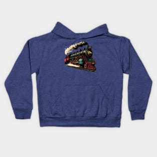 Steam locomotive Kids Hoodie